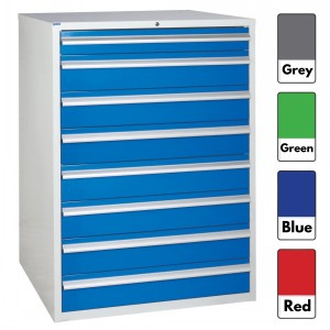 Euroslide Storage Cabinet 8 Drawer 1200mm